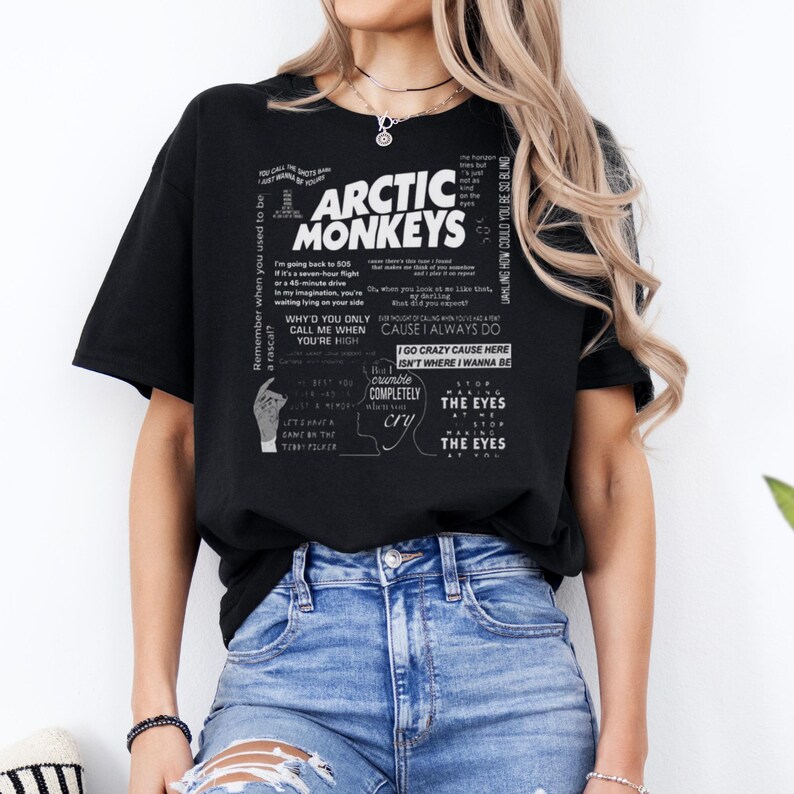 Arctic Monkeys Shirt Rock Band Shirt