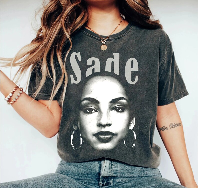 Sade Adu Shirt - Sade Adu Album Shirt, Sade Merch, Classic Style, Gift For Sade Fan