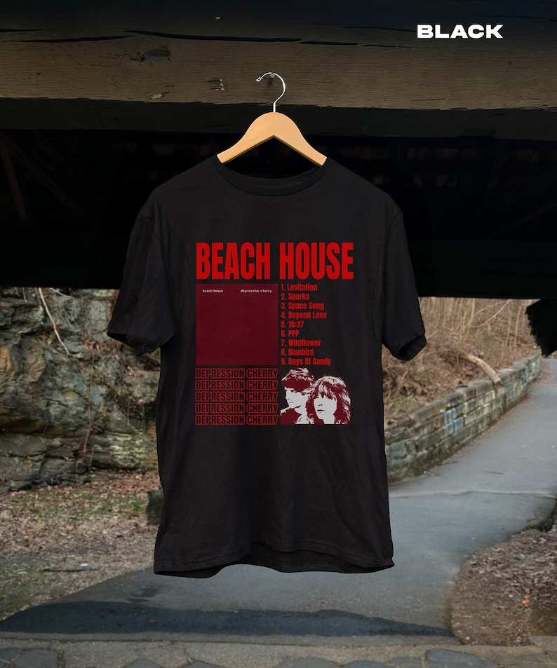 Beach House Depression Cherry Album Beach House Band Shirt Beach House Shirt