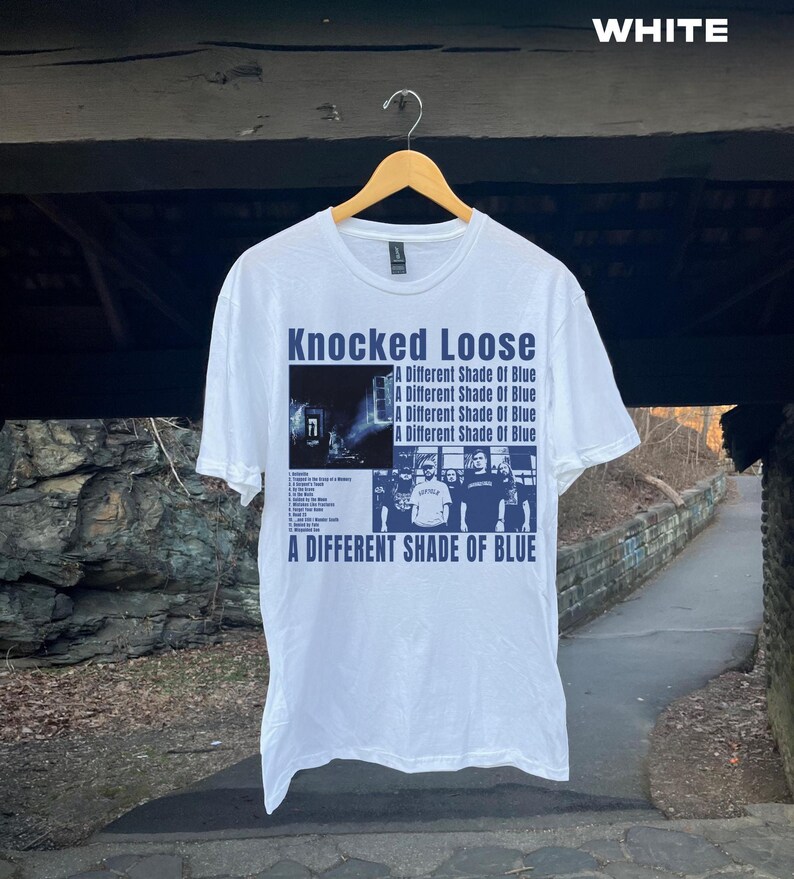 Knocked A Different Shade Of Blue Shirt, Vintage Knocked Shirt, Knocked Merch, Band Shirt