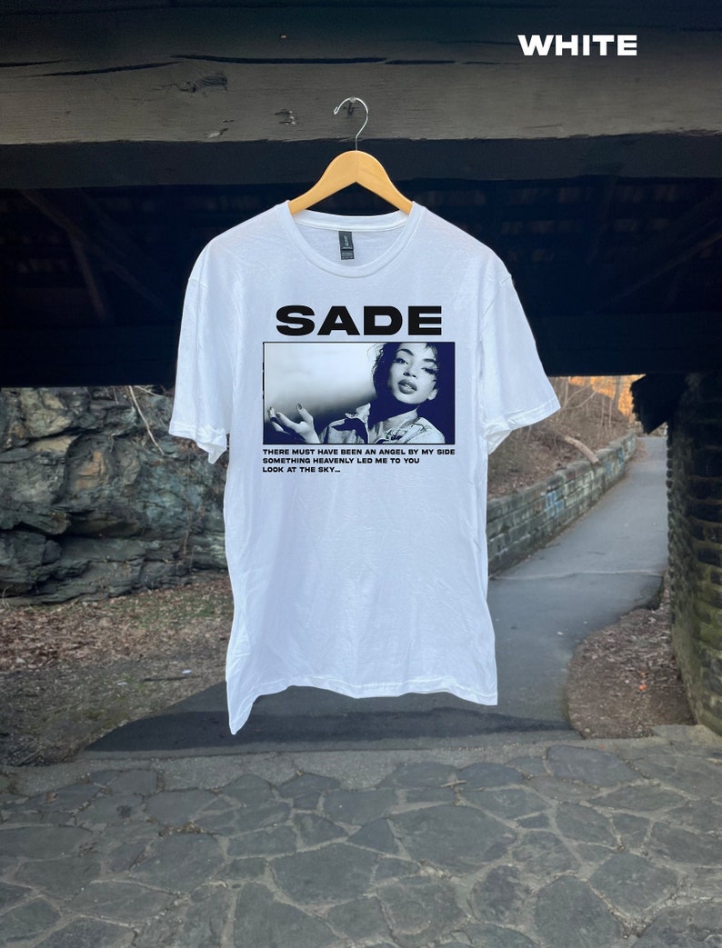Sade Lyric Shirt, Vintage Sade Shirt, Sade Merch, Sade Tour, Music Shirt