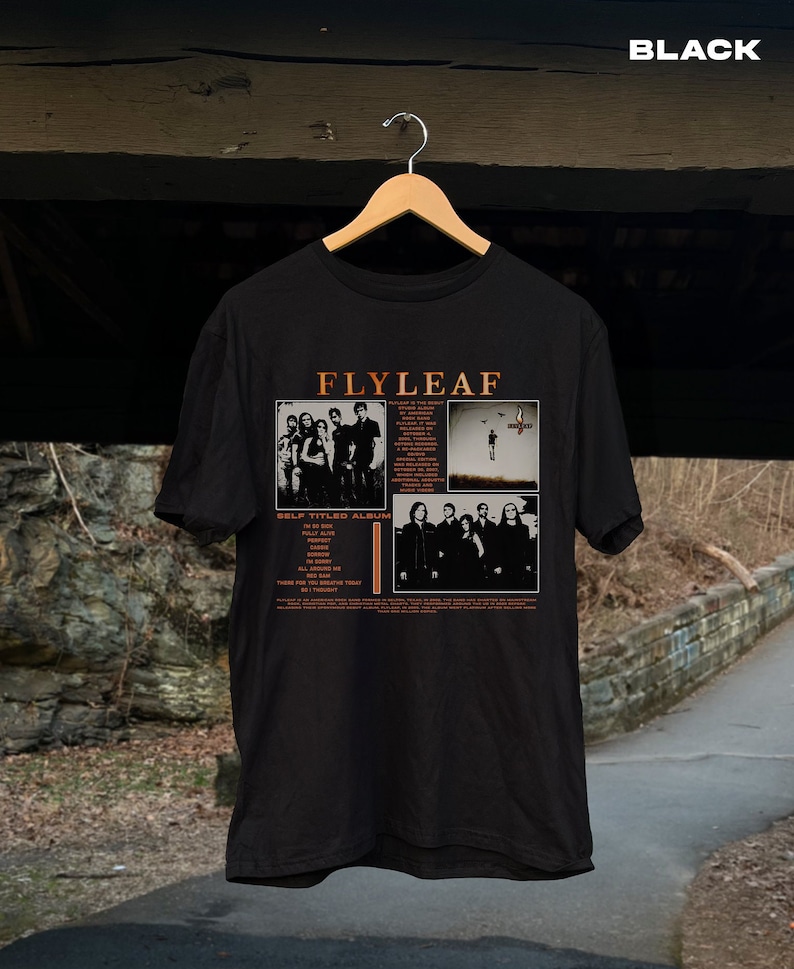 Flyleaf Self Titled Album Shirt, Vintage Flyleaf Shirt, Flyleaf Merch, Band Shirt