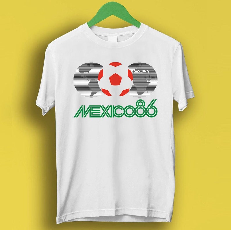 Mexico 86 Football World Cup Design Meme Gift Shirt Gamer Cult Movie Music Shirt P125