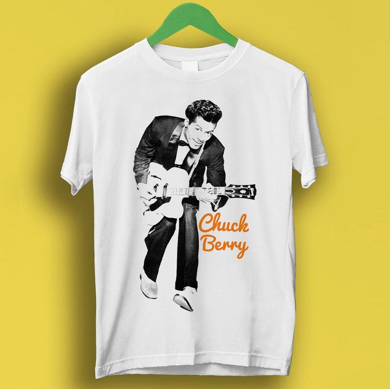 Chuck Berry Guitar Rock Gift Funny Meme Shirt Style Gamer Cult Movie Music Shirt P1156