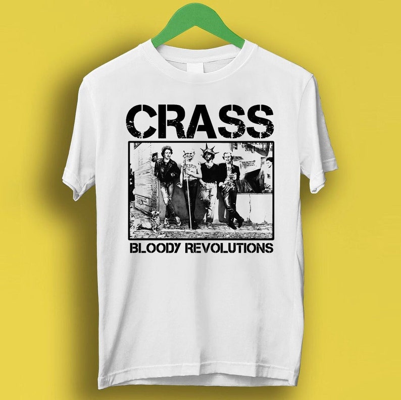 Crass Bloody Revolutions Music Punk Rock Meme Gift Funny Shirt Style Gamer Cult Shirt P1160