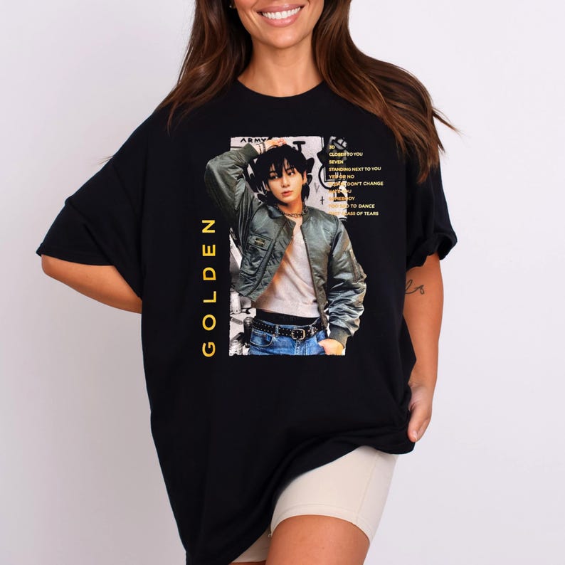 Jungkook Golden Shirt Bang Tan Shirt Jungkook Shirt