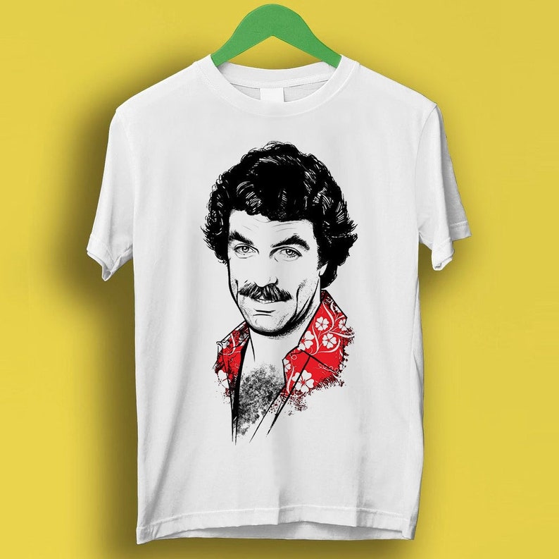 Magnum Pi 80S Tv Show Design Meme Gift Funny Style Gamer Cult Music Shirt Shirt P666