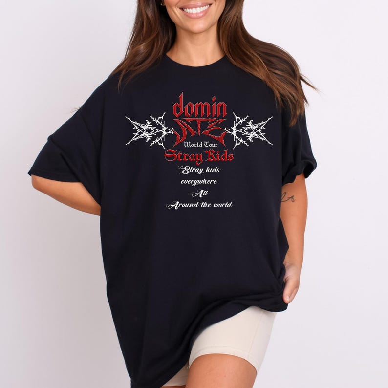 Stray Kids Dominate World Tour Shirt Stray Kids Shirt Skz Merch