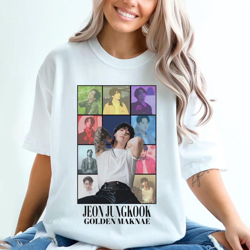 Golden Maknae Jeon Jungkook Shirt Bang Tan Shirt Bad Boy Graphic Shirt