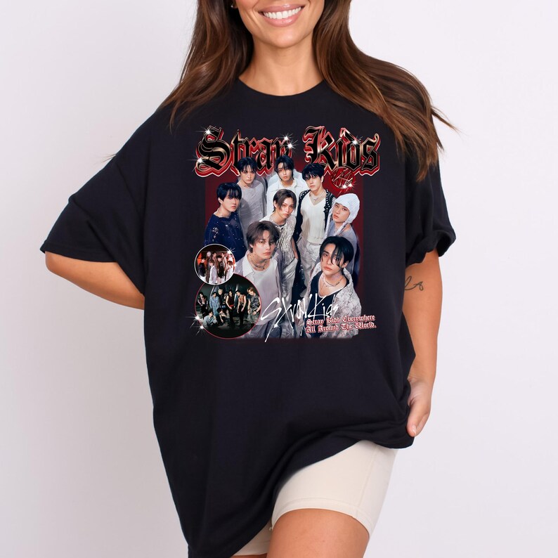 Vintage 90S Stray Kids Shirt Stray Kids Shirt Skz Merch