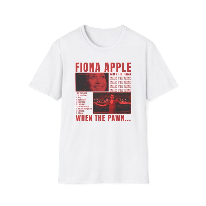 Fiona Apple Shirt When The Pawn Album Shirt Fiona Apple Tour