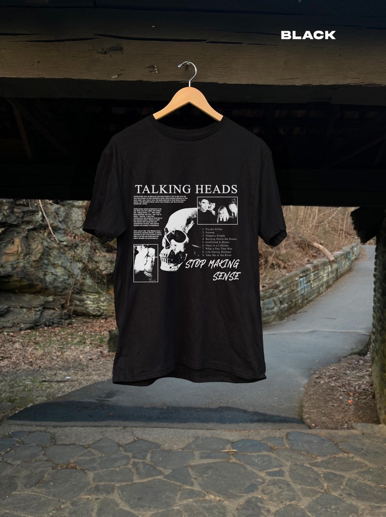Talking Heads Shirt Stop Making Sense Album Shirt Talking Heads Tour