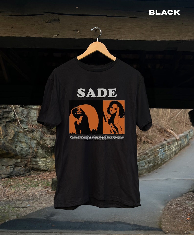 Sade Shirt, Sade Band Shirt, Sade Tour Shirt, Sade Singer Merch, Music Shirt