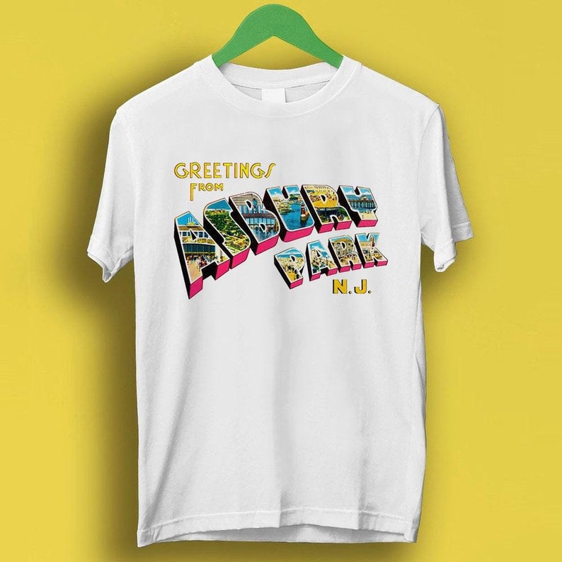 Greetings From Asbury Park Nj 70S Rock Retro Music Top Gift Shirt Shirt P549