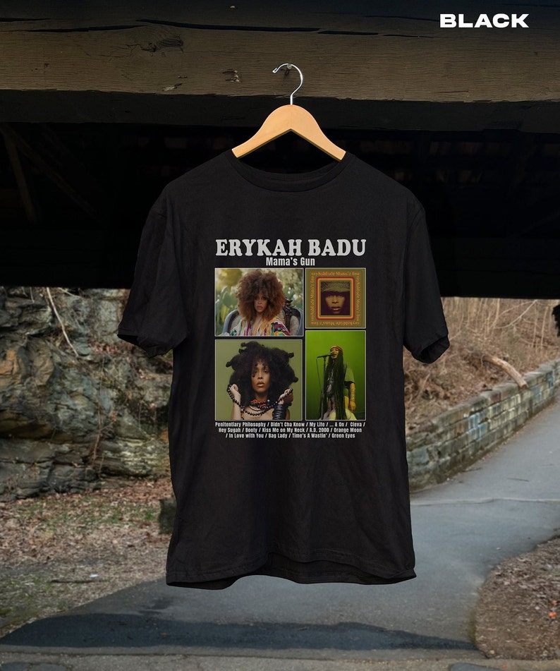 Erykah Badu Shirt Mama'S Gun Album Shirt Erykah Badu Tour Shirt