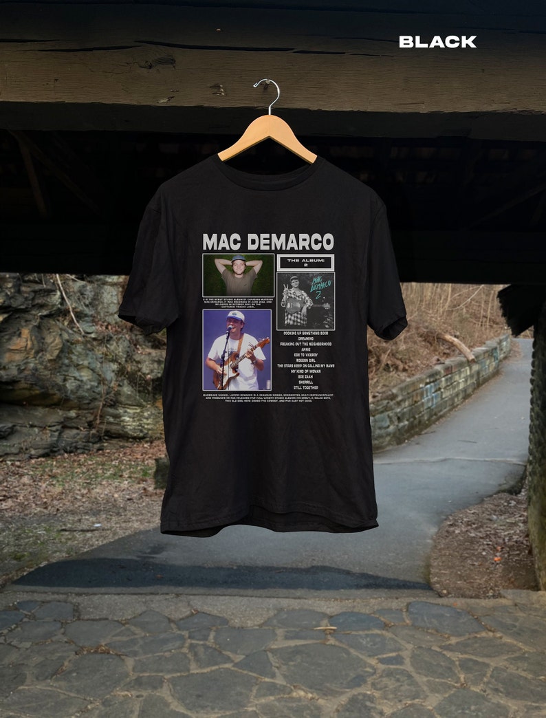 Mac Demarco Album "2" Shirt, Mac Demarco Tour, Mac Demarco Merch, Artist Shirt, Music Shirt