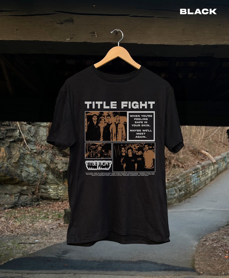 Title Fight Band Shirt, Title Fight Tour, Title Fight Merch, Artist Shirt, Music Shirt