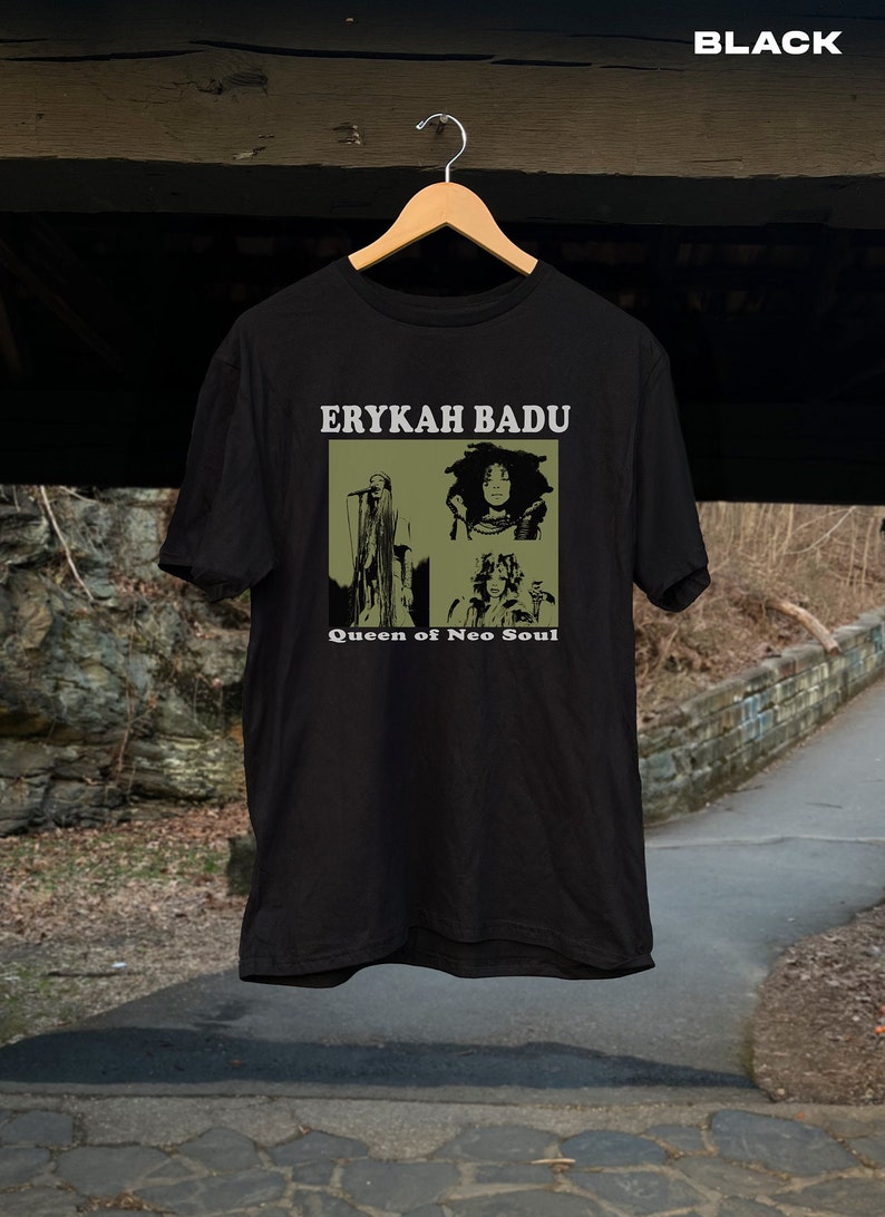 Erykah Badu Shirt, Queen Of Neo Soul Shirt, Erykah Badu Tour Shirt, Erykah Badu R&B Merch, Music Shirt