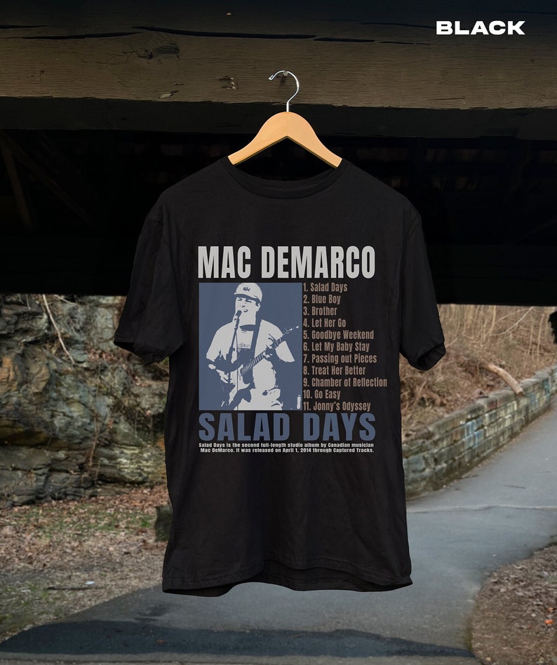 Mac Demarco Shirt, Salad Days Album Shirt, Mac Demarco Merch, Mac Demarco Tour Shirt, Music Shirt