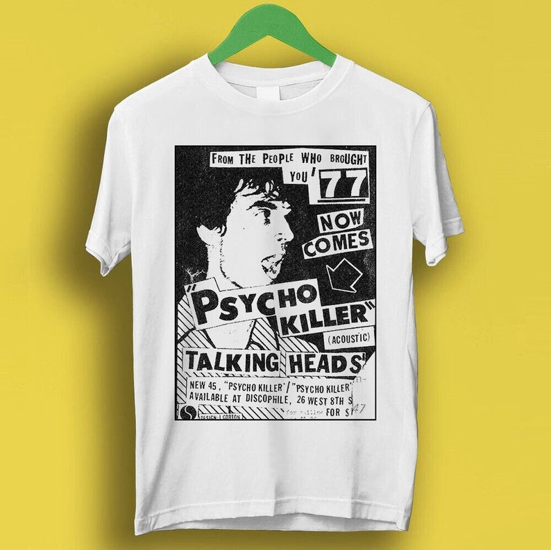 Talking Heads Psycho Killer Band Punk Rock Poster Music Cool Gift Shirt Shirt P7278