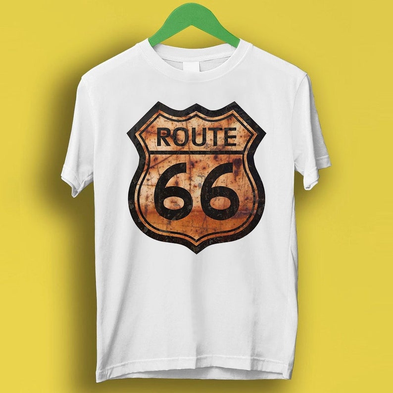 Route 66 Super Cool Hipster Best Gift Men Women Music Movie Shirt Shirt P1182