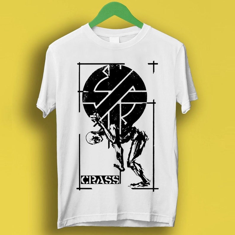 Crass Anarchy British Street Graffiti Punk Meme Gift Funny Shirt Style P663