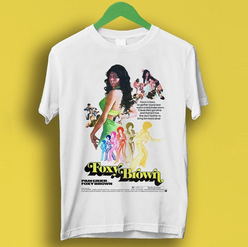 Foxy Brown Movie Film Design Meme Gift Funny Style Gamer Cult Music Shirt Shirt P785
