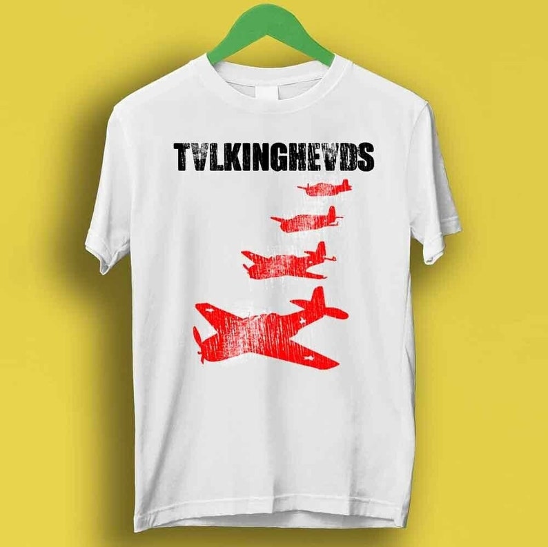 Talking Heads Punk Rock Plane Poster Cool Music Gift Shirt Shirt P3207