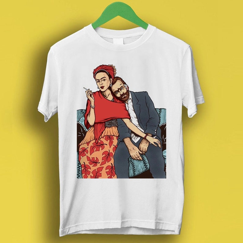 Frida Kahlo And Vincent Van Gogh Meme Gift Funny Shirt Style Gamer Cult Music Shirt P2405