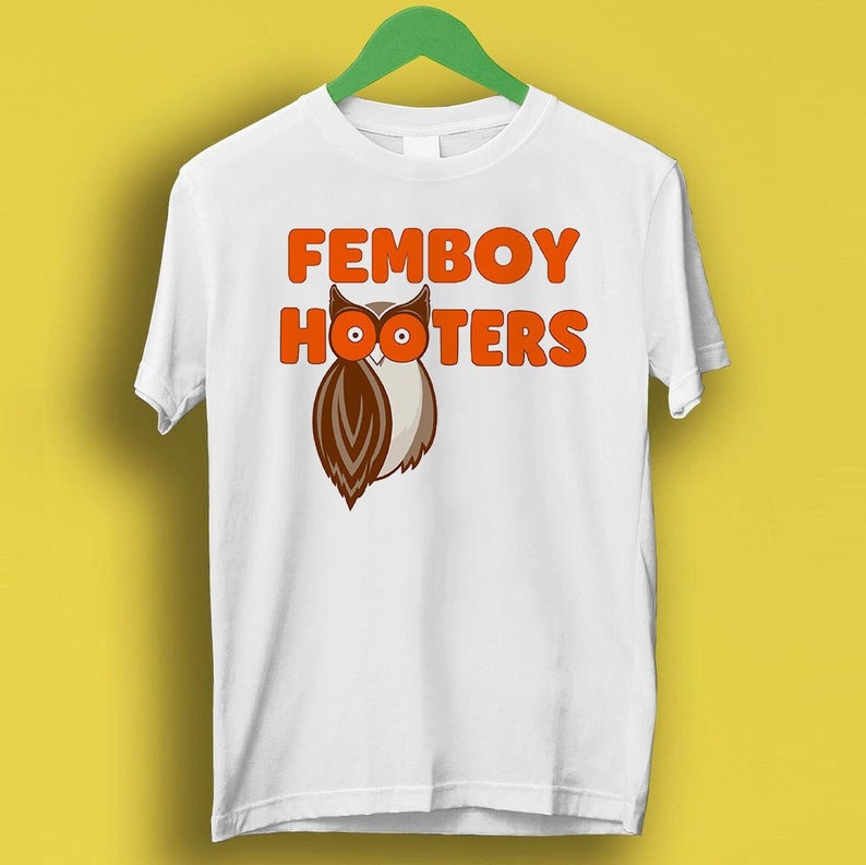 Femboy Hooters Owl Boobs America Usa Bird Logo Gift Funny Meme Shirt Style P458