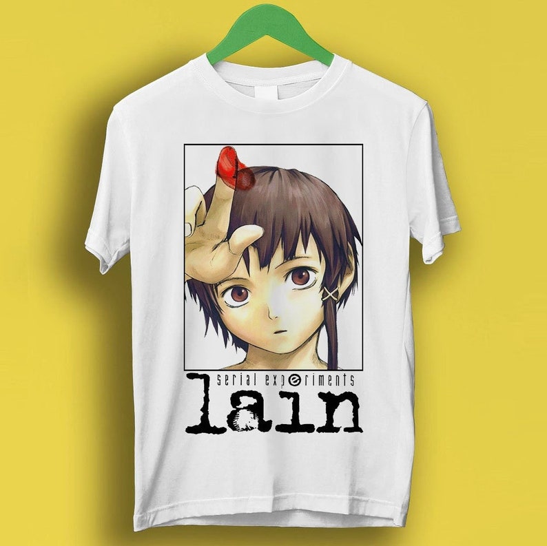Serial Experiments Lain Anime Science Fiction Manga Meme Gift Funny Shirt Style Cult Movie Music Shirt P236