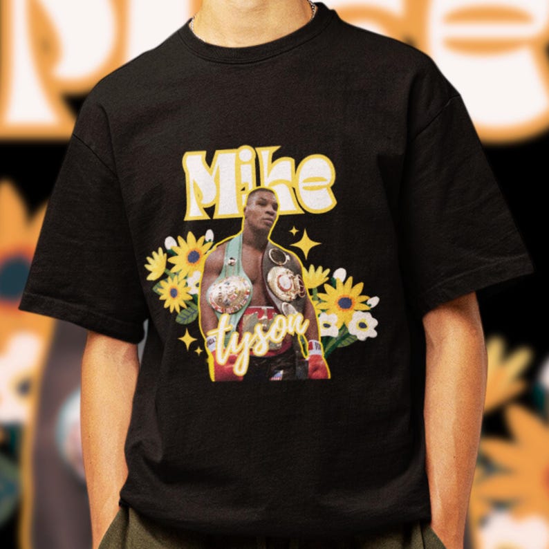 Vintage Mike Tyson Shirt - Perfect For Boxing Fans - Iconic Boxer Apparel