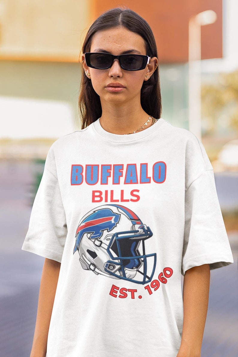 Vintage Style Buffalo Football Shirt Buffalo Bills Graphic Shirt Shirt