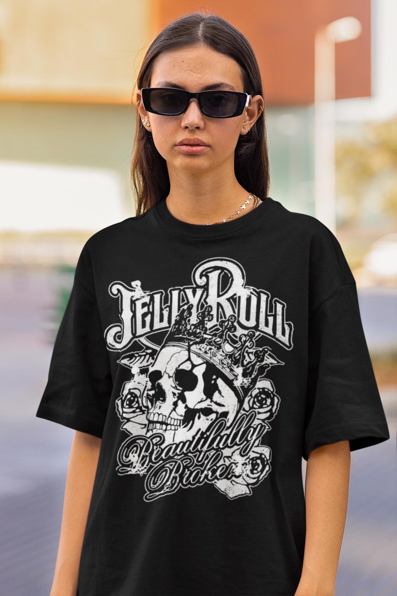 Jelly Roll Shirt Country Concert Beautifully Broken Tour 2025 Jelly Roll Lyric Shirt