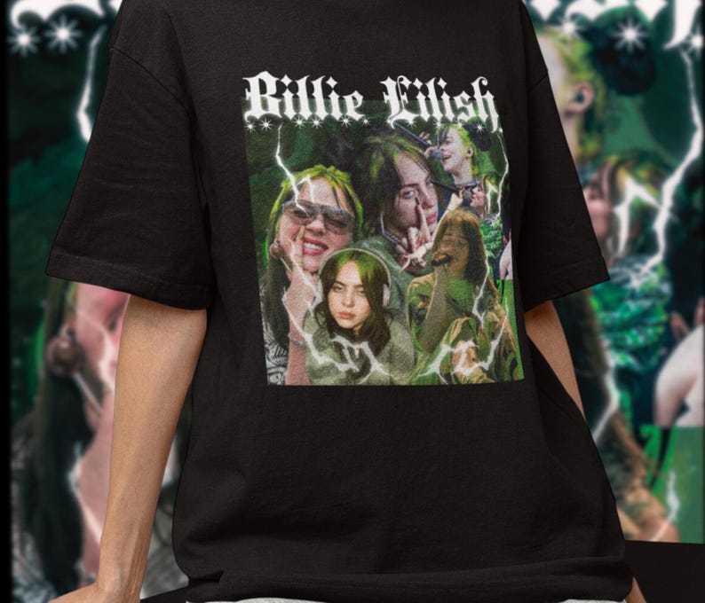 Billie Eilish Shirt-Perfect For Concerts & Casual Wear-Hip-Hop Music Apparel-Unique Gift For Eilish Fans