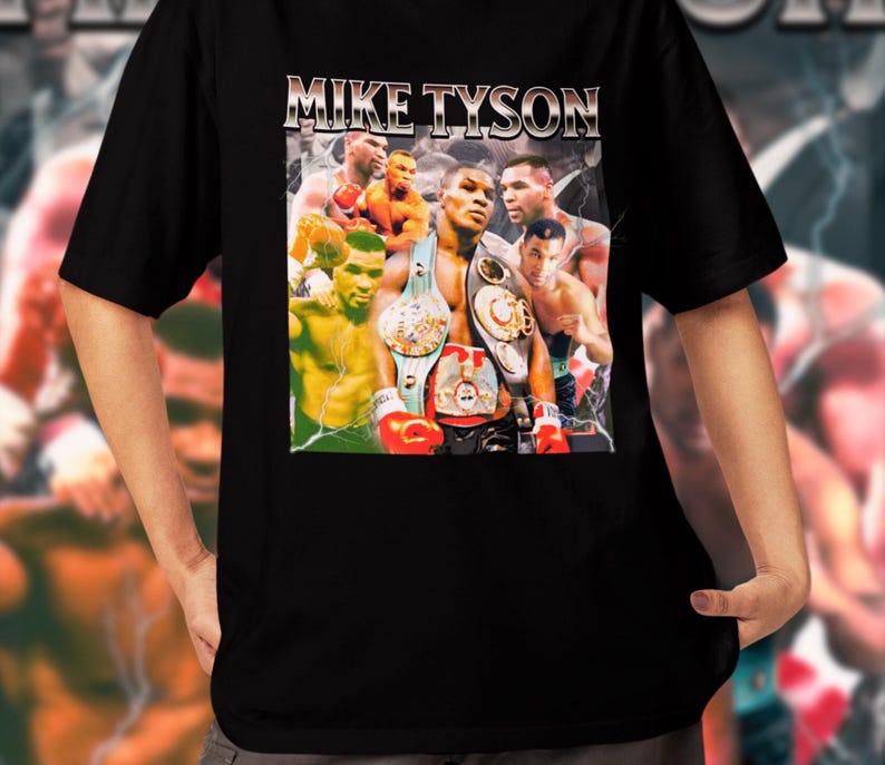 Mike Tyson Shirt-Vintage Boxing Shirt For Fans-Stylish Boxing Gift Idea-Legendary Boxer Fan Apparel