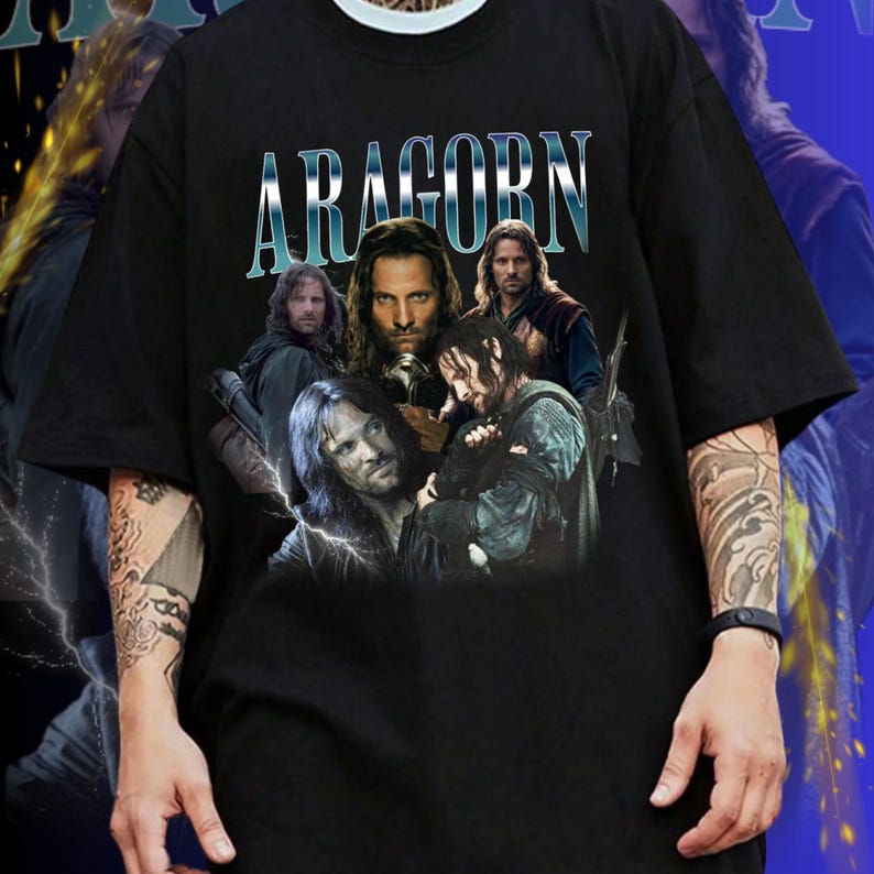 Aragorn Shirt, Lord Of The Rings Inspired Shirt, Lotr Aragorn Cosplay Shirt, Gifts For Lotr Fans