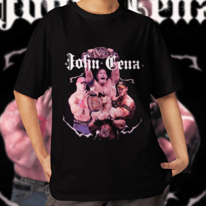 John Cena Wrestling Shirt-Perfect Wrestling Fan Gift-John Cena Fan Collection