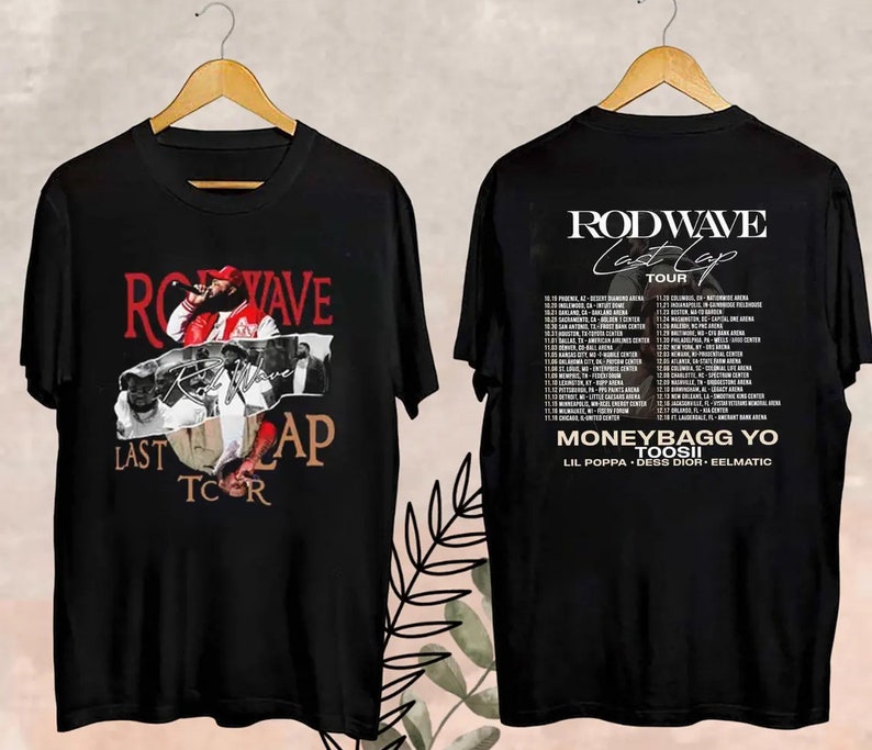 Rod Wave Shirt Rod Wave Last Lap Concert Tour Rod Wave Graphic Shirt