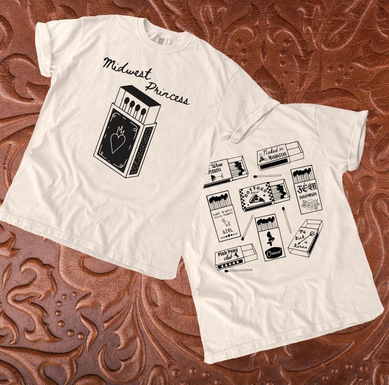 Midwest Princess Shirt Chappell Shirt Vintage Matchbox Unique Shirt