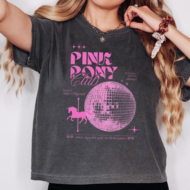 Pink Pony Club Shirt Chappell Crop Top Baby Shirt Midwest Princess Tour Shirt