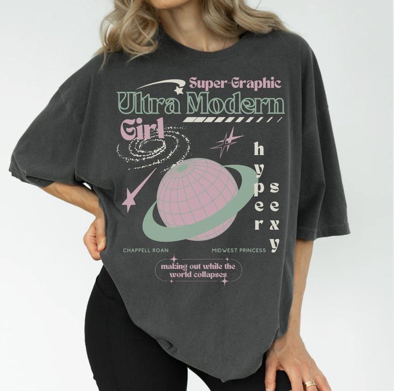 Super Graphic Ultra Modern Girl Shirt, Shirt Midwest Princess Tour Merch, Vintage Y2K Pride Lesbian