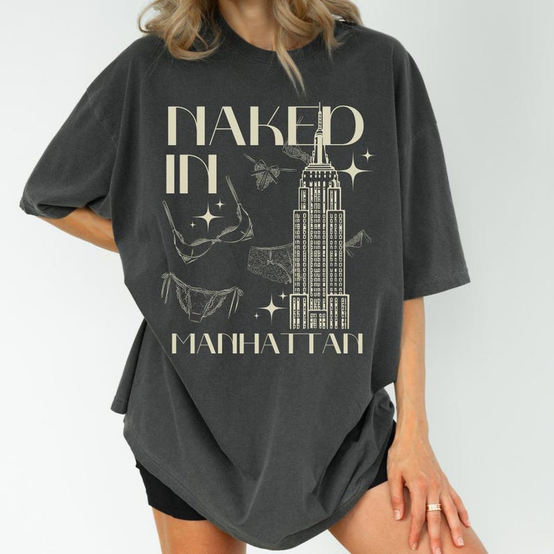 Naked In Manhattan Shirt, Midwest Princess, Lyrics, Vintage,, Music Fan Gift