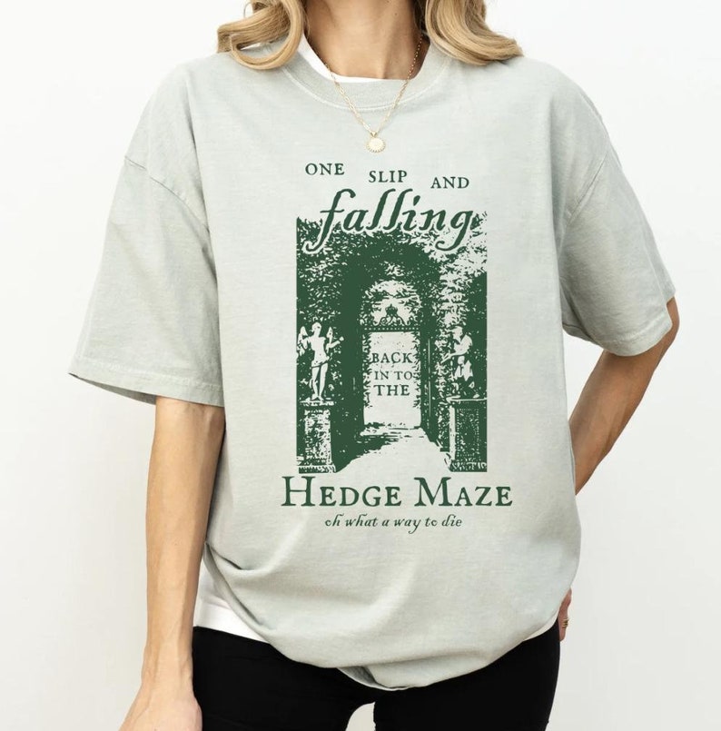 Guilty As Sin Shirt Falling Back In To The Hedge Maze Lyrics Tortured Poets Ttpd Merch