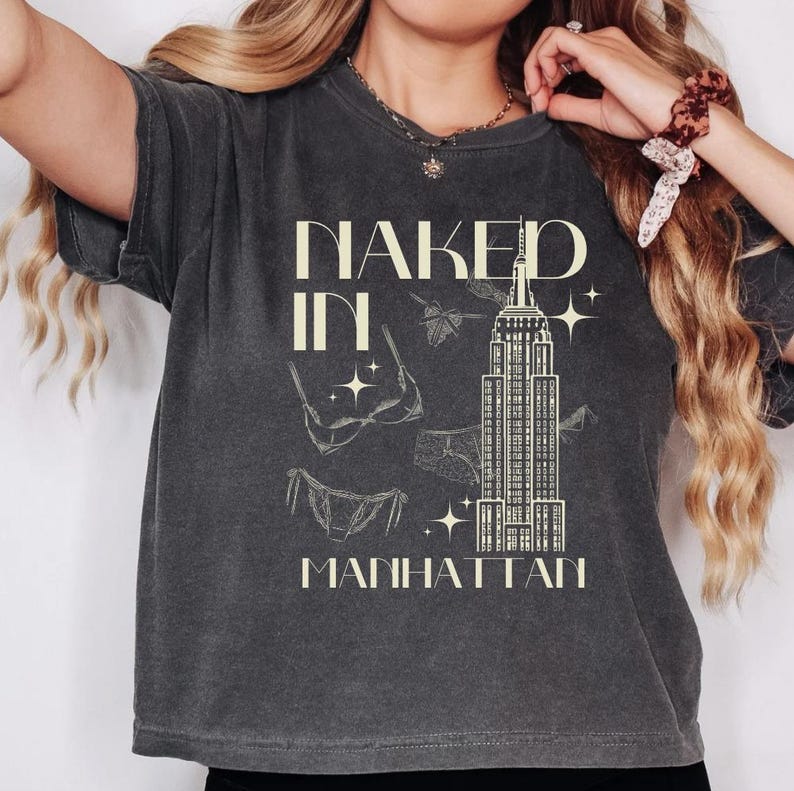 Naked In Manhattan Shirt Chappell Vintage Graphic Midwest Princess Tour