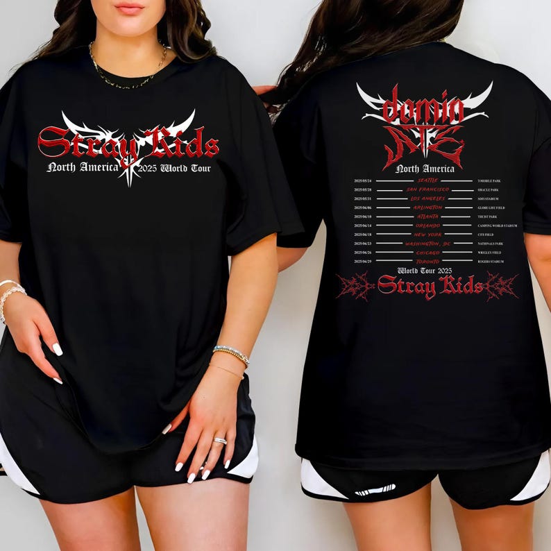 Stray Kids Dominate World Tour North America Shirt Stray Kids Shirt Skz Merch