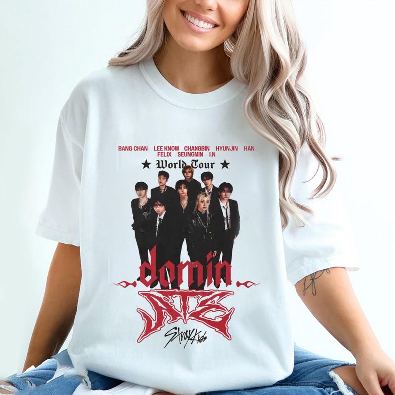 Stray Kids Dominate Tour Shirt Stray Kids Shirt Skz Merch