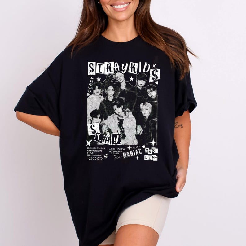 Vintage Stray Kids Shirt Stray Kids Dominate World Tour Shirt Skz Merch