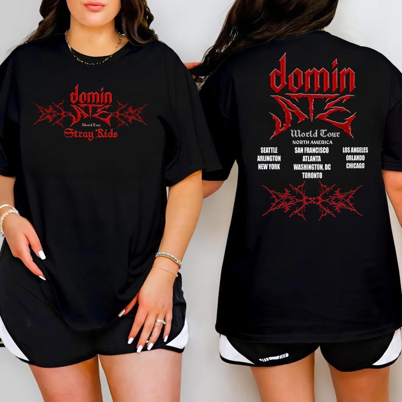 Stray Kids Dominate World Tour Us Shirt Stray Kids Shirt Skz Merch