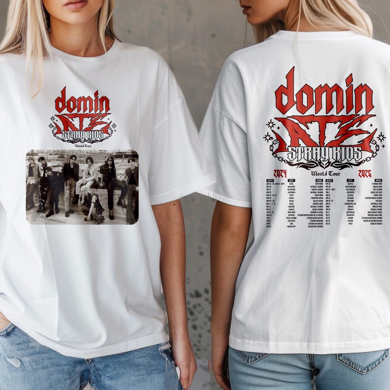Stray Kids Dominate Tour Shirt Stray Kids Shirt Skz Merch